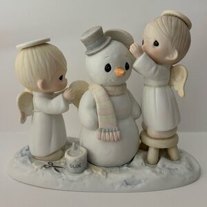 Precious Moments “Halo, And Merry Christmas” Figurine Display #12351